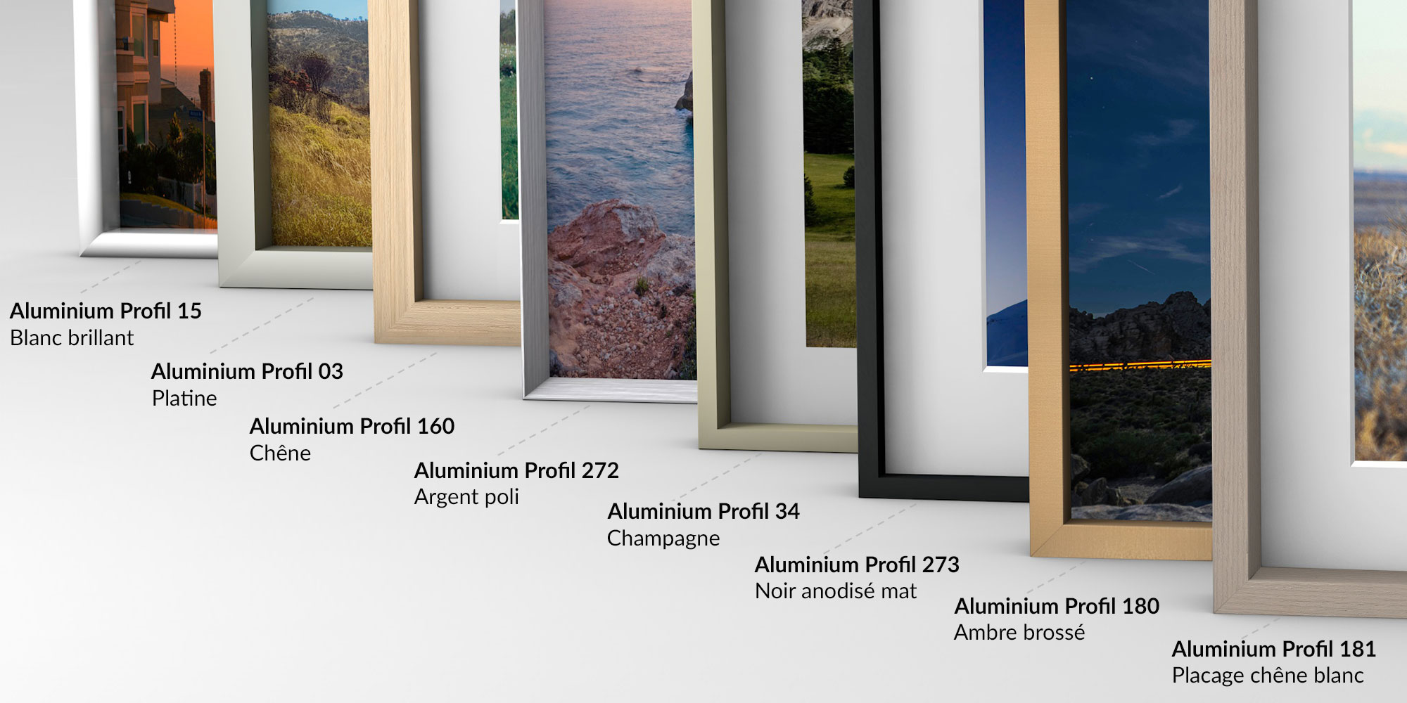 Custom aluminum frames